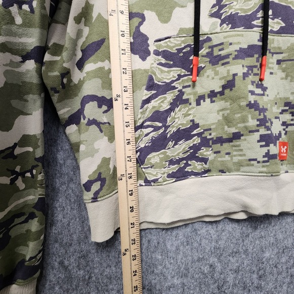 Under Armour Project Rock Veterans Hoodie Womens Medium Loose Fit Camouflage - Picture 8 of 8